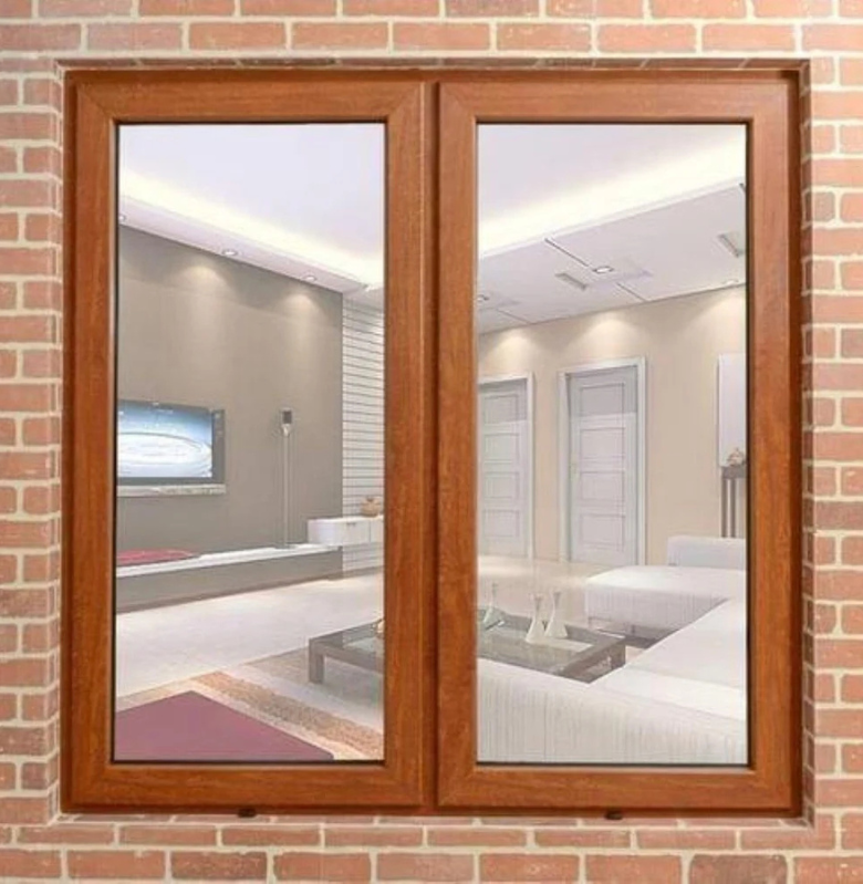 Wooden Coated Aluminium Window