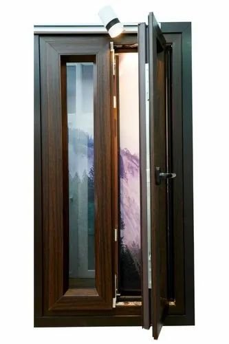 Dark Oak UPVC Laminated French Window